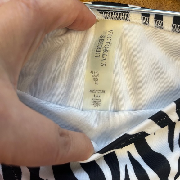 Victoria’s Secret Y2K Animal print Zebra Bikini Large - Picture 10 of 12